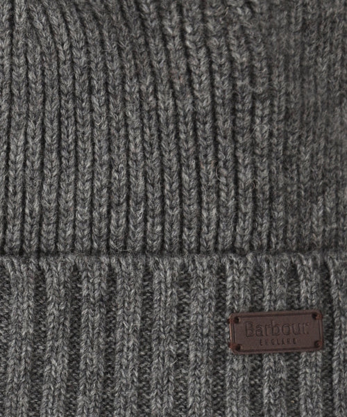 Barbour Carlton Beanie Hat | Grijs