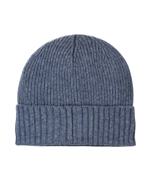 Barbour Carlton Beanie Hat | Denim Blue