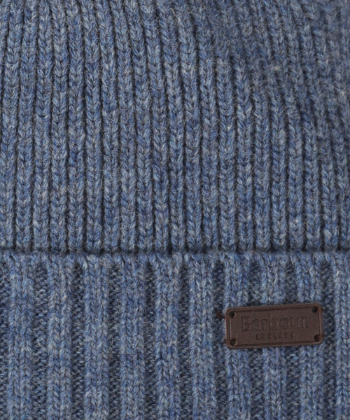 Barbour Carlton Beanie Hat | Denim Blue