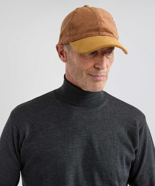 Barbour corduroy Baseball Cap Angus | Bruin