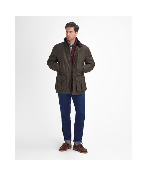 Barbour Hereford Tweed Wool Jacket | Green