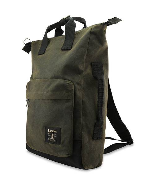 Barbour Field Wax Backpack | Green