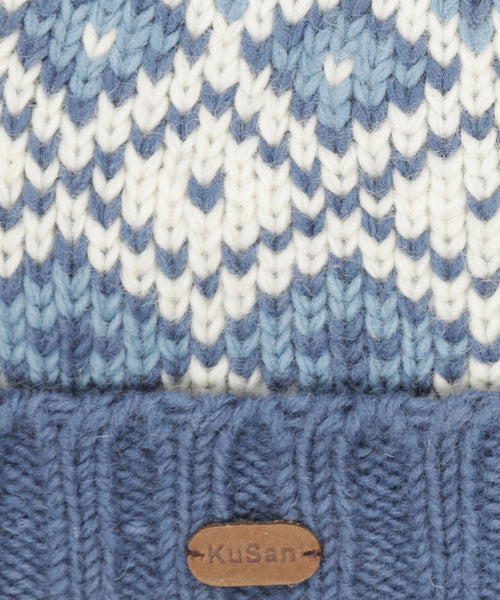 Muts Wol Fleece Lining | Blauw