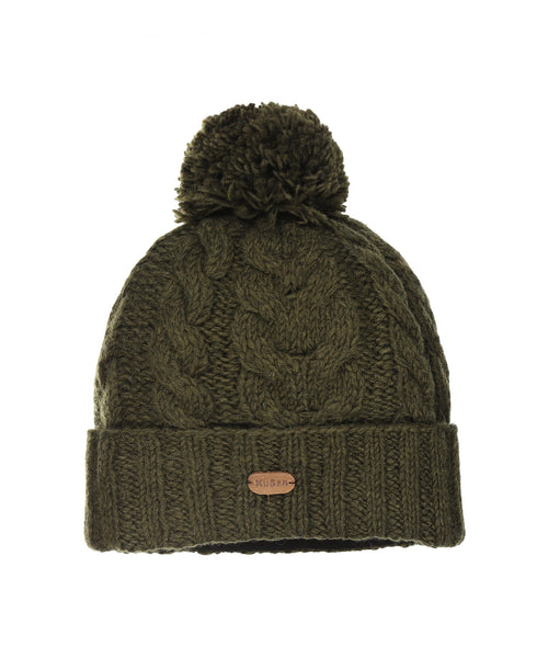 Hat Wool Fleece Lining | Green