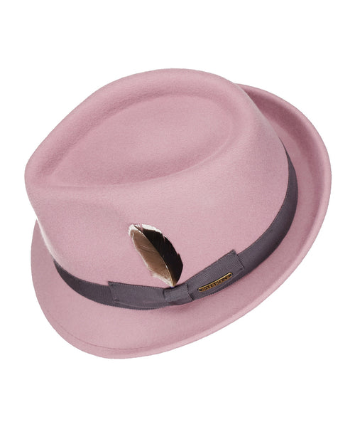 Stetson Trilby Woolfelt | Mistig Roze