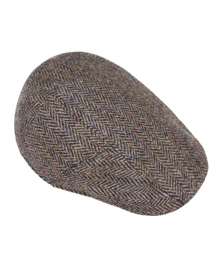 Stetson Ivy Cap Herringbone Harris Tweed | Grijs