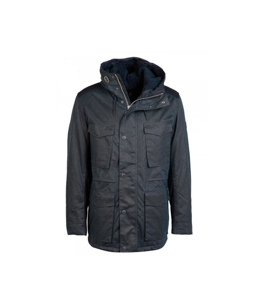 Barbour Nautic Wax Coat | Navy Blue