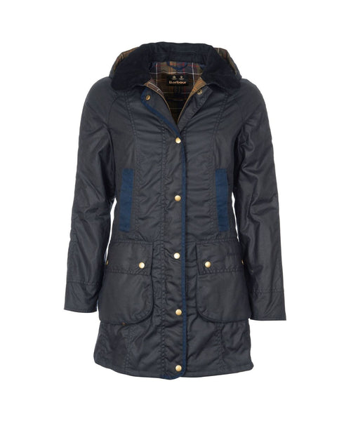 Barbour Bower Wax Jacket Women | Navy Blue