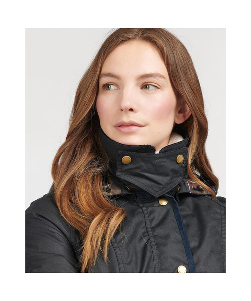 Barbour Bower Wax Jacket Women | Navy Blue