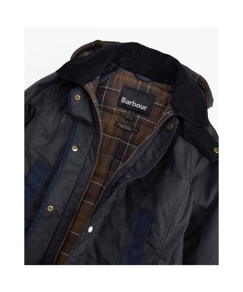 Barbour Bower Wax Jacket Women | Navy Blue