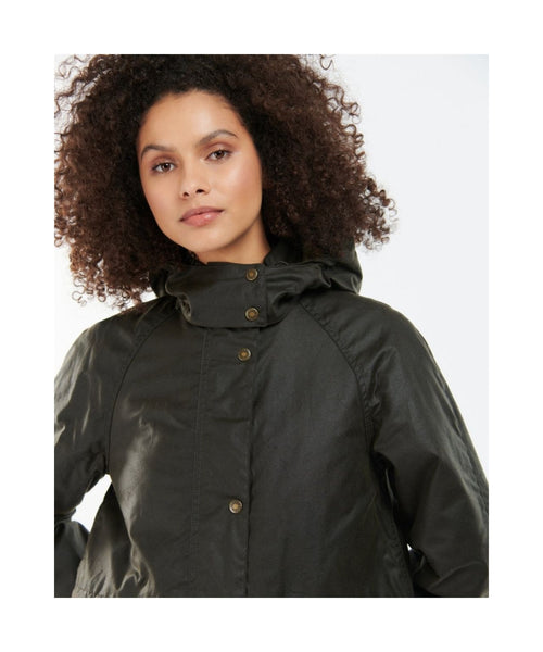 Barbour Cannich Wax Jacket Dames | Olive