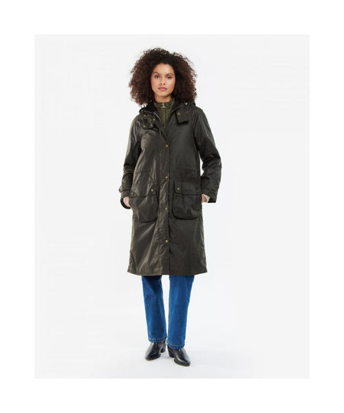 Barbour Cannich Wax Jacket Dames | Olive