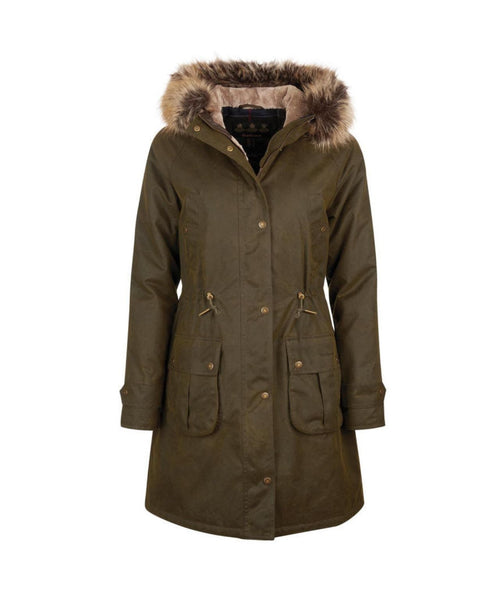 Barbour Hartwith Wax Jacket Women | Olive