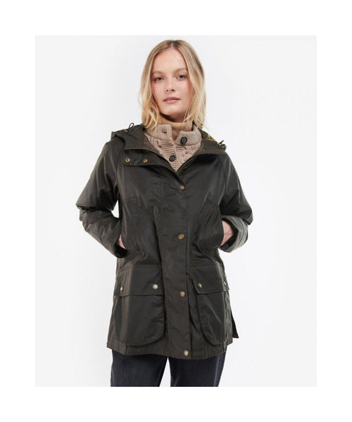 Barbour Arley Wax Jacket Women | Olive