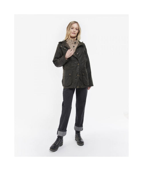 Barbour Arley Wax Jacket Women | Olive