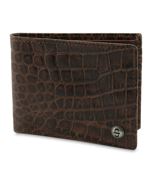 Stetson Croco Embossed Wallet | Bruin