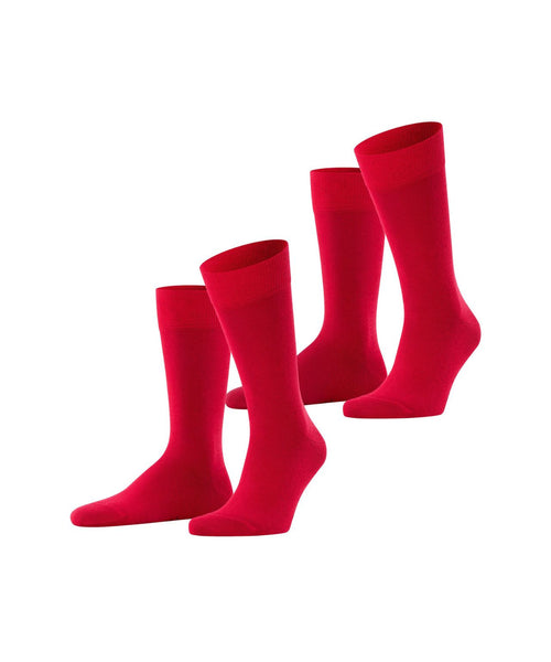 Falke 2 Pack Happy | Rood