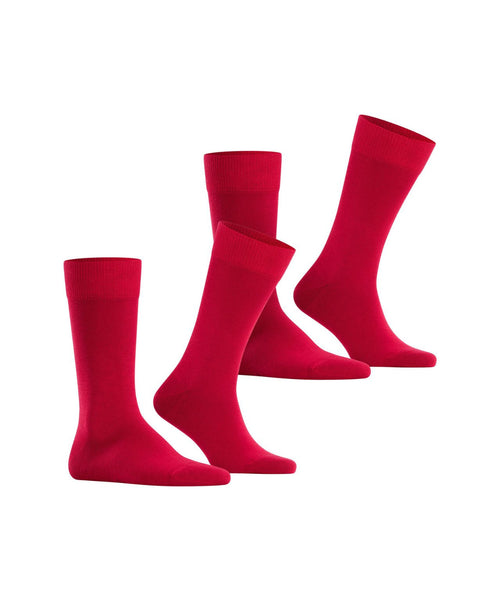 Falke 2 Pack Happy | Rood