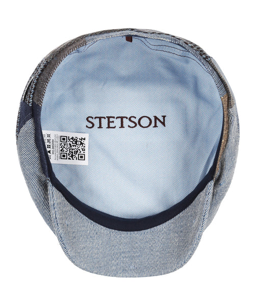 Stetson Driver Cap Patchwork | Blauw