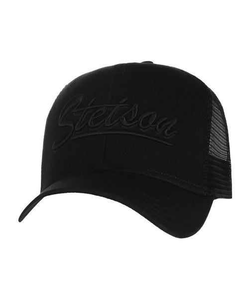 Stetson Trucker Cap Monochrome | Zwart