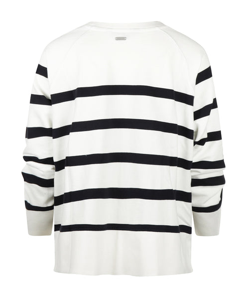 Delaney Striped Sweatshirt | Wit